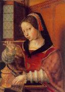 Jan Sanders van Hemessen Woman Weighing Gold oil on canvas